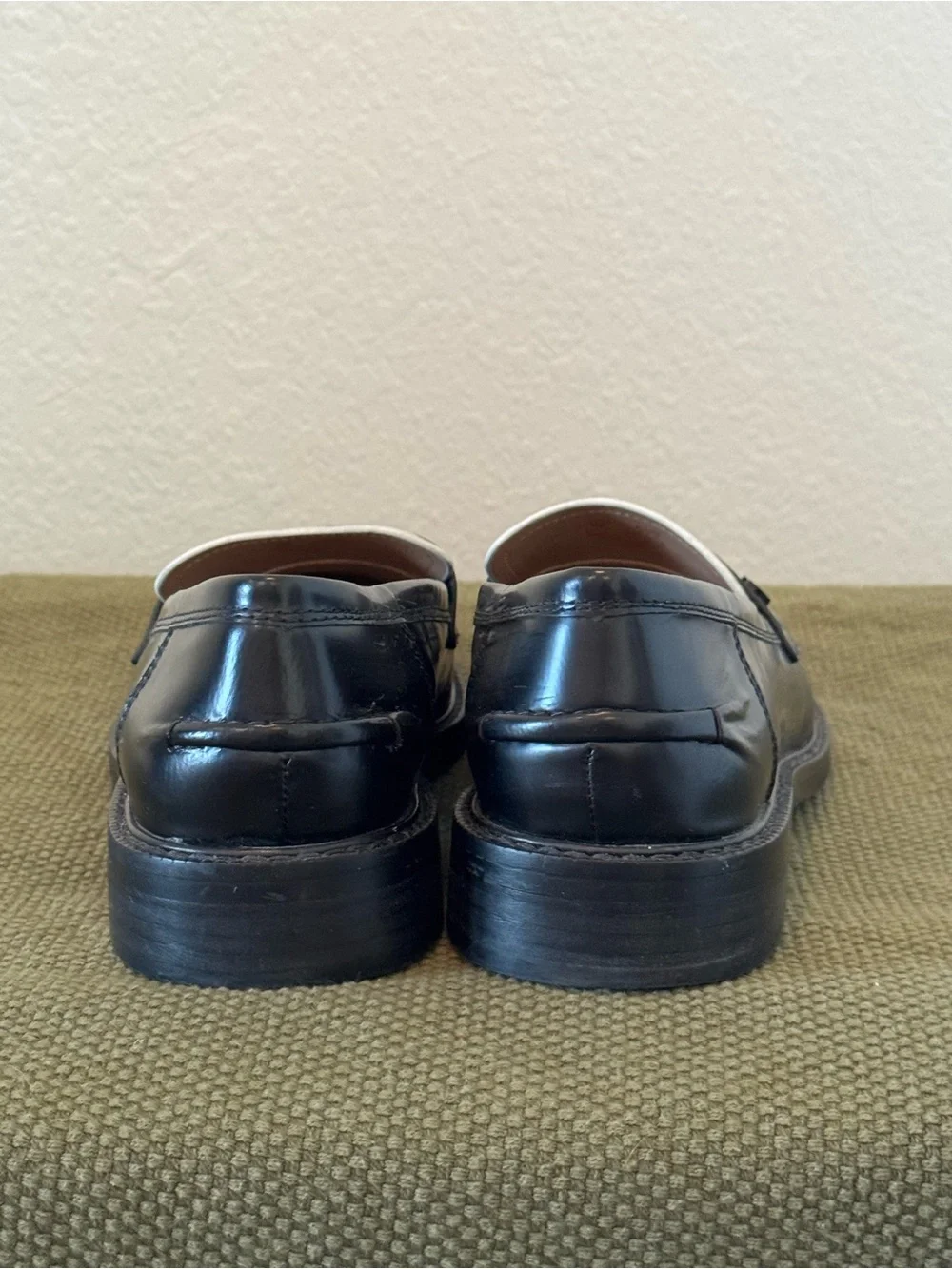 Sam Edelman Women's Colin Black/Bright White Loafers